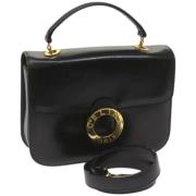 Pre-owned Leather celine-bags Celine Vintage , Black , Dames