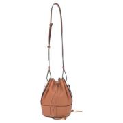 Pre-owned Leather shoulder-bags Loewe Pre-owned , Brown , Dames