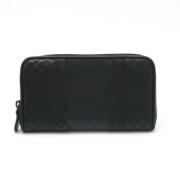 Pre-owned Canvas wallets Bottega Veneta Vintage , Black , Dames