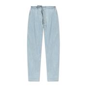 Loszittende denim broek Bottega Veneta , Blue , Heren