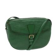 Pre-owned Leather louis-vuitton-bags Louis Vuitton Vintage , Green , D...