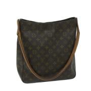 Pre-owned Canvas louis-vuitton-bags Louis Vuitton Vintage , Brown , Da...