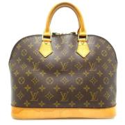 Pre-owned Canvas louis-vuitton-bags Louis Vuitton Vintage , Brown , Da...