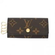 Pre-owned Canvas key-holders Louis Vuitton Vintage , Brown , Dames