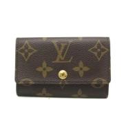 Pre-owned Canvas key-holders Louis Vuitton Vintage , Brown , Dames