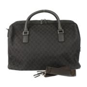 Pre-owned Canvas gucci-bags Gucci Vintage , Black , Dames