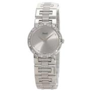 Pre-owned Stainless Steel watches Piaget Pre-owned , Gray , Dames