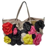 Pre-owned Leather totes Valentino Vintage , Multicolor , Dames