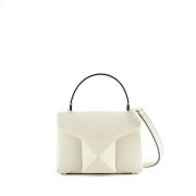 Pre-owned Leather handbags Valentino Vintage , White , Dames