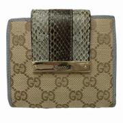 Pre-owned Fabric wallets Gucci Vintage , Brown , Dames