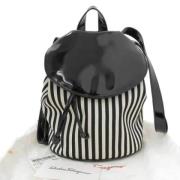 Pre-owned Fabric backpacks Salvatore Ferragamo Pre-owned , Black , Dam...