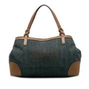 Pre-owned Denim gucci-bags Gucci Vintage , Blue , Dames