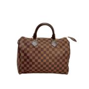 Pre-owned Canvas handbags Louis Vuitton Vintage , Brown , Dames