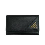 Pre-owned Leather wallets Prada Vintage , Black , Dames