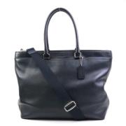 Pre-owned Leather handbags Coach Pre-owned , Black , Dames