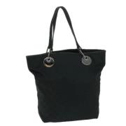 Pre-owned Canvas totes Gucci Vintage , Black , Dames