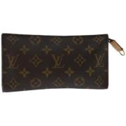 Pre-owned Canvas pouches Louis Vuitton Vintage , Brown , Dames