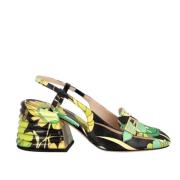 Pre-owned Leather heels Fendi Vintage , Green , Dames