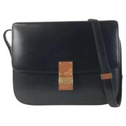 Pre-owned Leather celine-bags Celine Vintage , Black , Dames