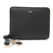 Pre-owned Leather wallets Chloé Pre-owned , Black , Dames