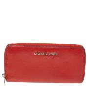 Pre-owned Leather wallets Michael Kors Pre-owned , Red , Dames