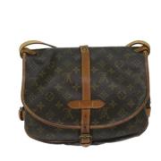 Pre-owned Canvas louis-vuitton-bags Louis Vuitton Vintage , Brown , Da...