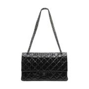 Pre-owned Leather chanel-bags Chanel Vintage , Black , Dames