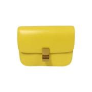 Pre-owned Leather celine-bags Celine Vintage , Yellow , Dames