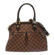 Pre-owned Canvas louis-vuitton-bags Louis Vuitton Vintage , Brown , Da...