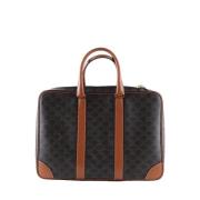 Pre-owned Leather celine-bags Celine Vintage , Brown , Dames