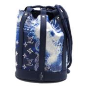 Pre-owned Canvas louis-vuitton-bags Louis Vuitton Vintage , Blue , Dam...