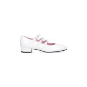 Witte Mary Janes met hak Carel , White , Dames