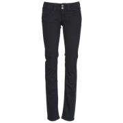 Zwarte Casual Broek Pepe Jeans , Black , Dames