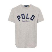 Handtekening Jersey T-shirts en Polos Polo Ralph Lauren , Gray , Heren