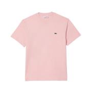 Casual Tf7215 Tee Shirt Lacoste , Pink , Heren