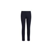 Blauwe Skinny Fit Enkel-Lengte Broek Ralph Lauren , Blue , Dames