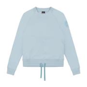 Heldere Blauwe Velvet Sweater Colmar , Blue , Dames