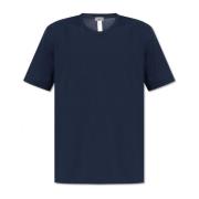 Korte Mouw T-shirt Hanro , Blue , Heren