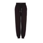 Zwarte Joggingbroek Regular Fit Elastische Taille Armani Exchange , Bl...