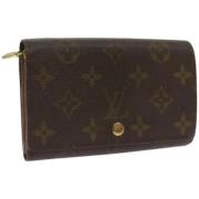 Pre-owned Canvas wallets Louis Vuitton Vintage , Brown , Dames