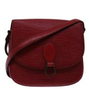 Pre-owned Leather louis-vuitton-bags Louis Vuitton Vintage , Red , Dam...