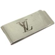 Pre-owned Metal wallets Louis Vuitton Vintage , Gray , Dames