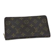 Pre-owned Canvas wallets Louis Vuitton Vintage , Brown , Dames