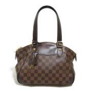 Pre-owned Canvas louis-vuitton-bags Louis Vuitton Vintage , Brown , Da...