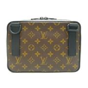 Pre-owned Canvas shoulder-bags Louis Vuitton Vintage , Brown , Dames