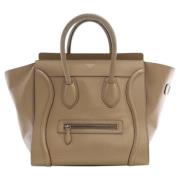 Pre-owned Leather handbags Celine Vintage , Brown , Dames