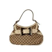 Pre-owned Canvas handbags Gucci Vintage , Brown , Dames