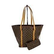 Pre-owned Canvas handbags Louis Vuitton Vintage , Brown , Dames