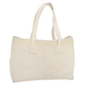 Pre-owned Leather totes Celine Vintage , White , Dames