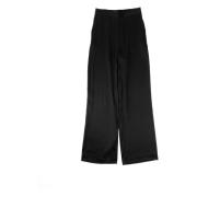 Silk Stretch Pant Roberto Collina , Black , Dames